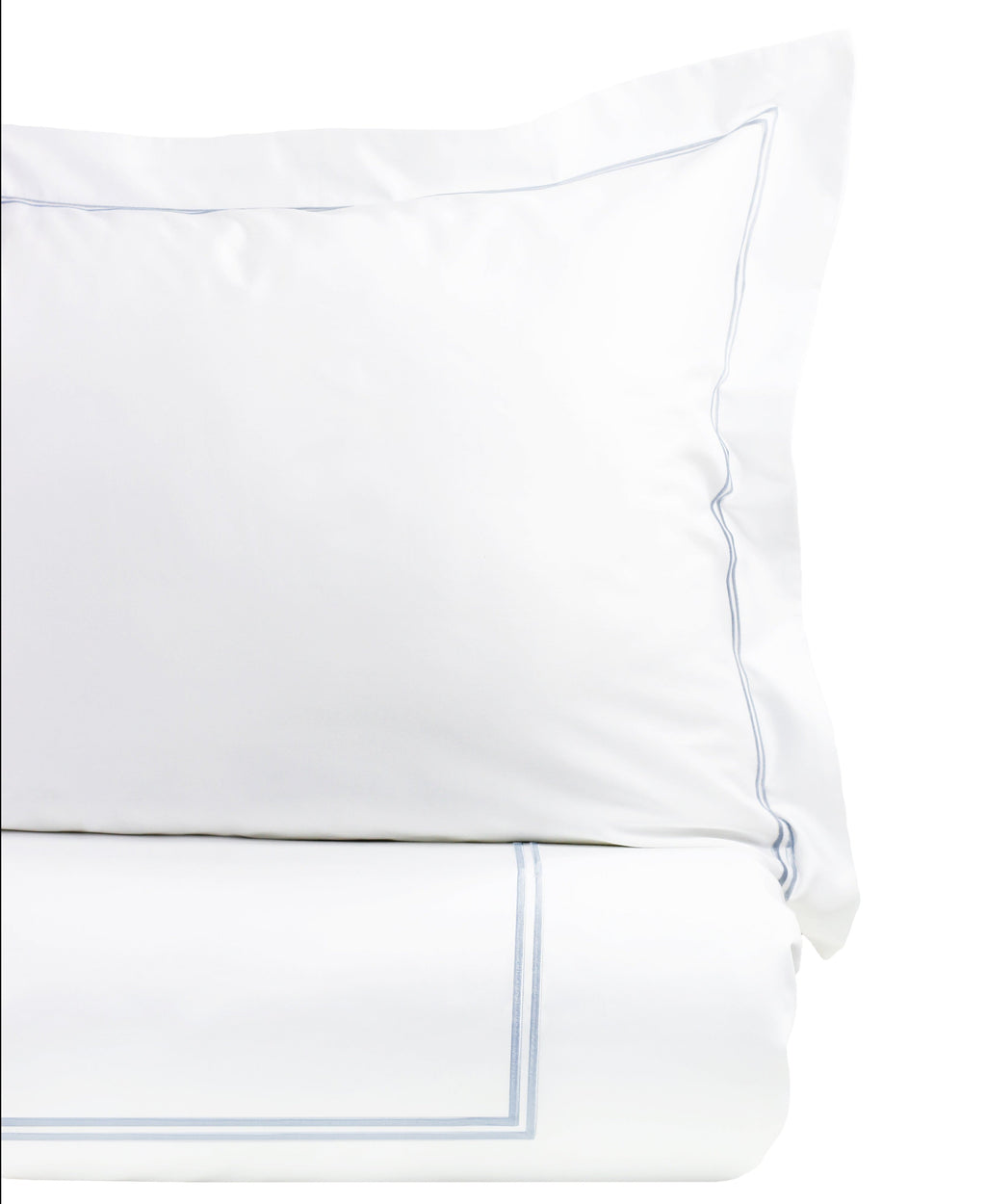 Mélange Home° 600 Thread Count Double Stripe Embroidered Duvet Set