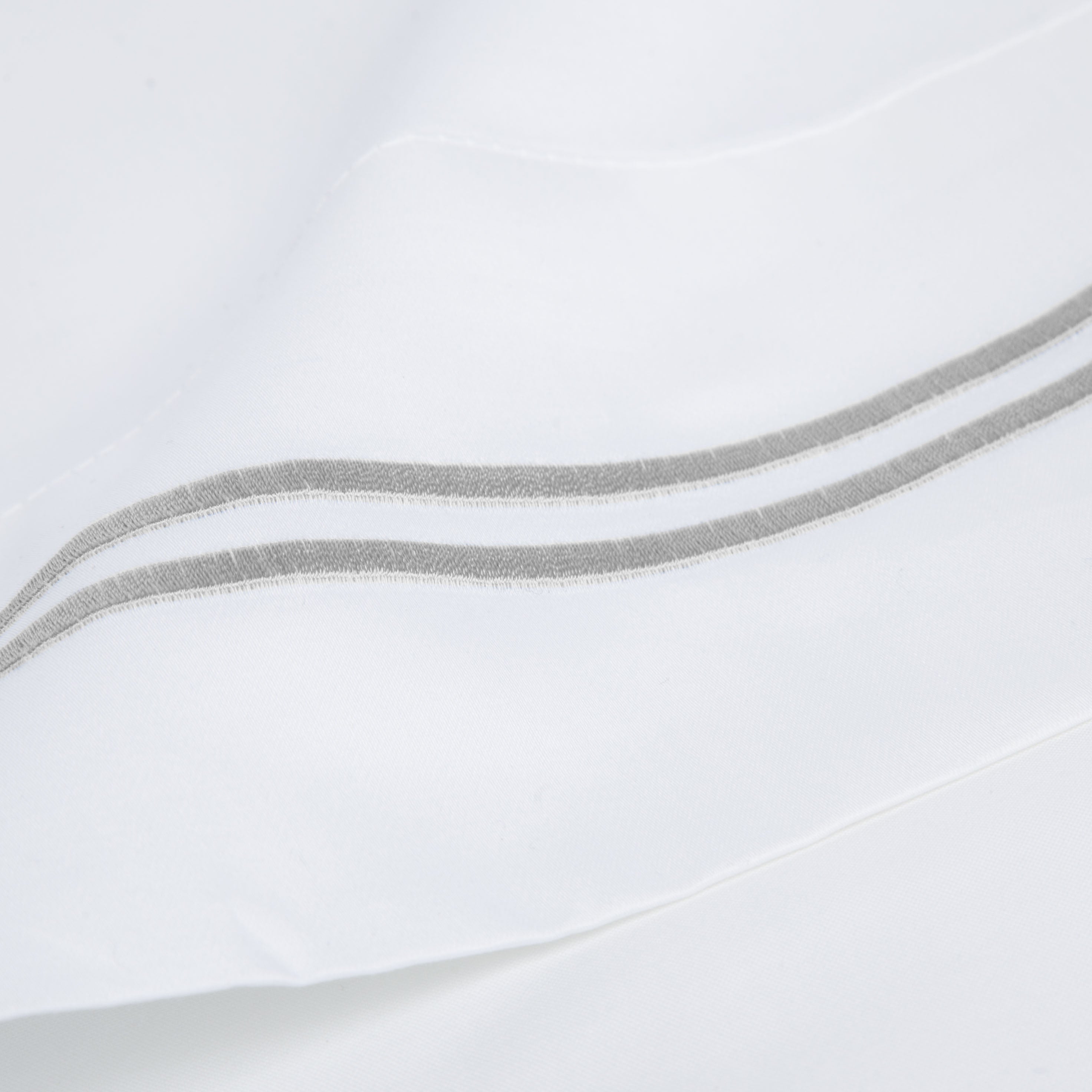 Mélange Home° 600 Thread Count Double Stripe Embroidered Pillowcases