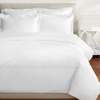 Mélange Home° 600 Thread Count Border Stripe Embroidered Duvet Set