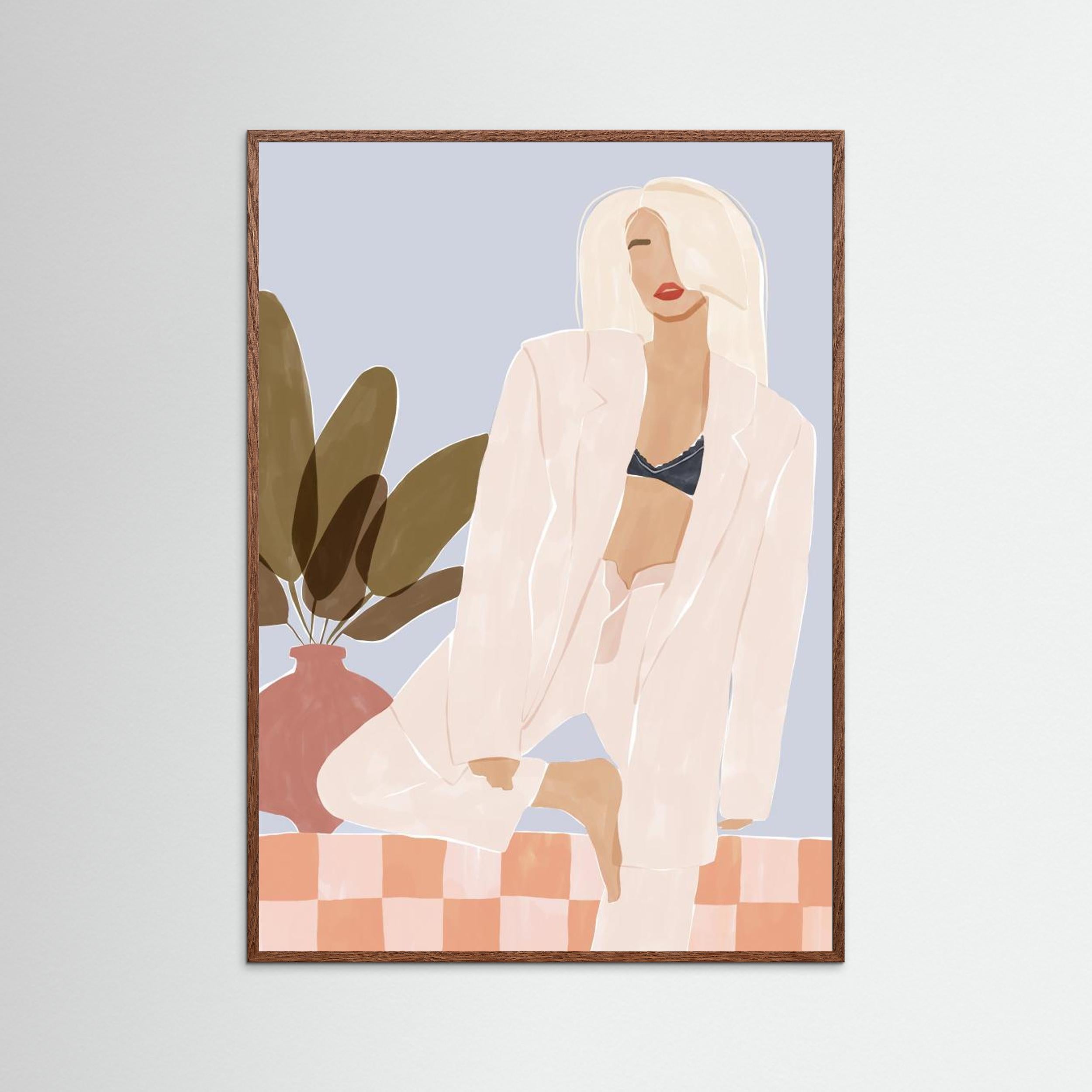 Too Lazy To Yoga by Ivy Green Illustrations