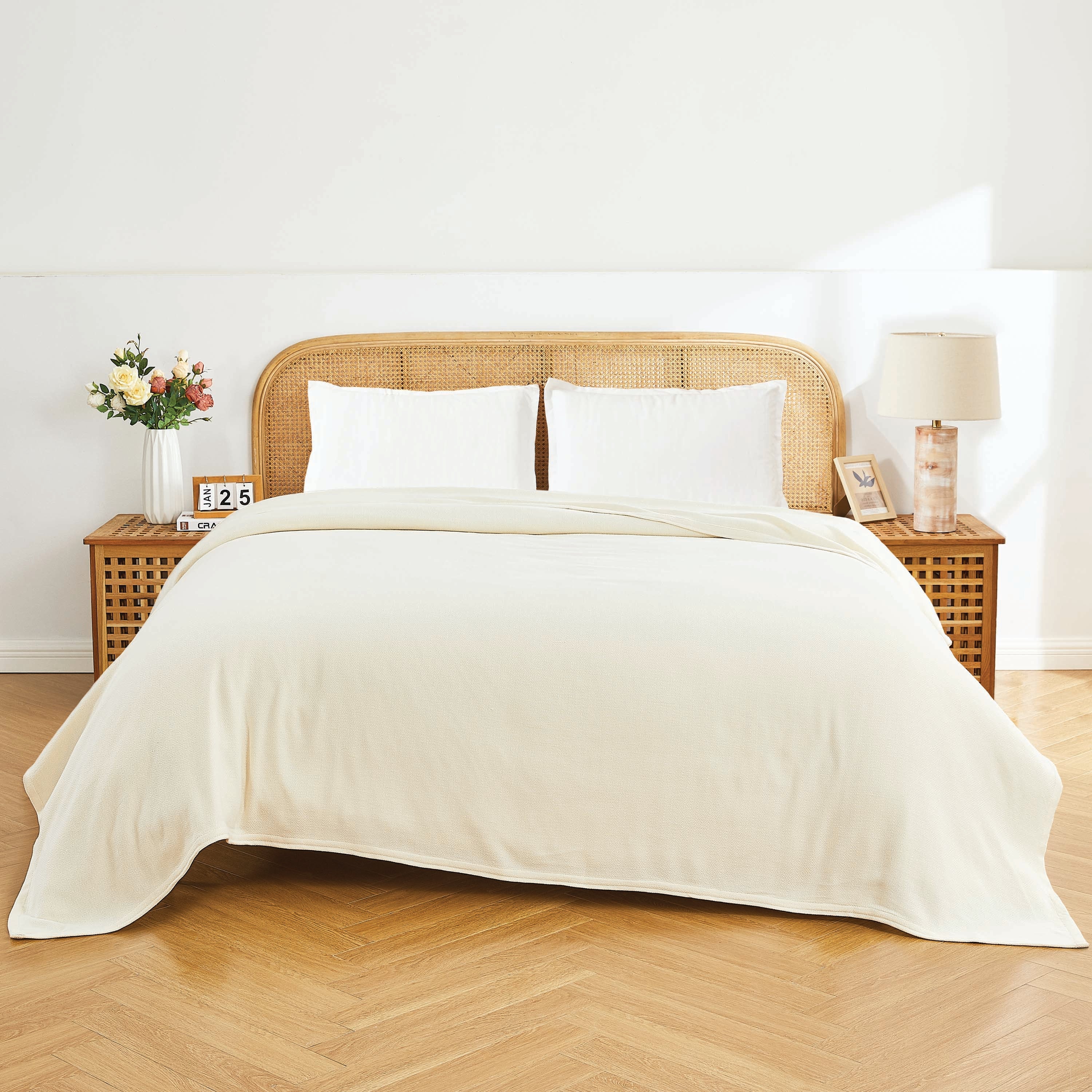 Mélange Home° Bamboo-Cotton Breathable Blanket | Soft & Breathable