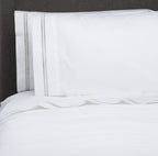 Mélange Home° 600 Thread Count Double Stripe Embroidered Sheet Set