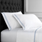 Mélange Home° 600 Thread Count Double Stripe Embroidered Sheet Set