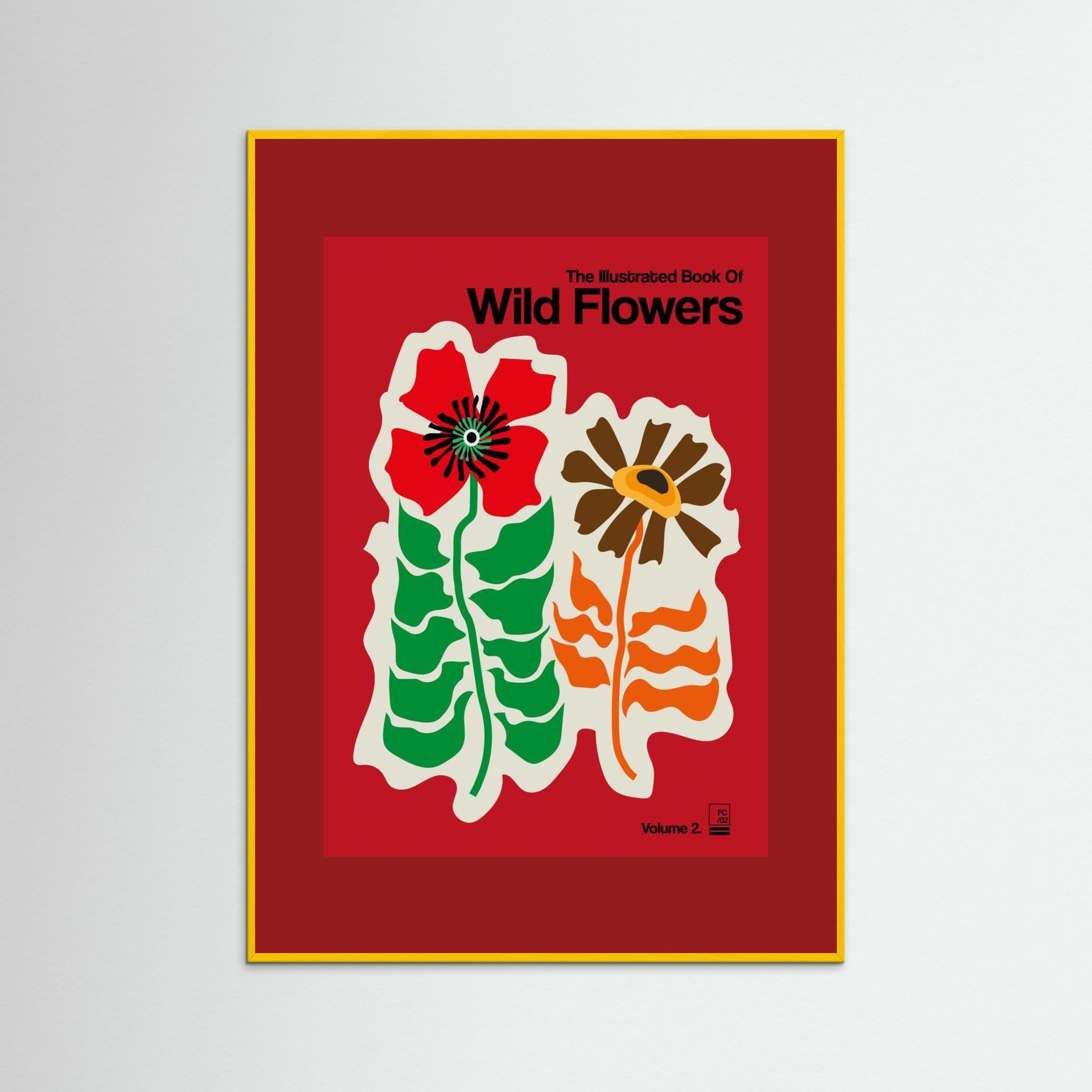 The Illustrated Book Of Wild Flowers Vol.2 Red by Frances Collett