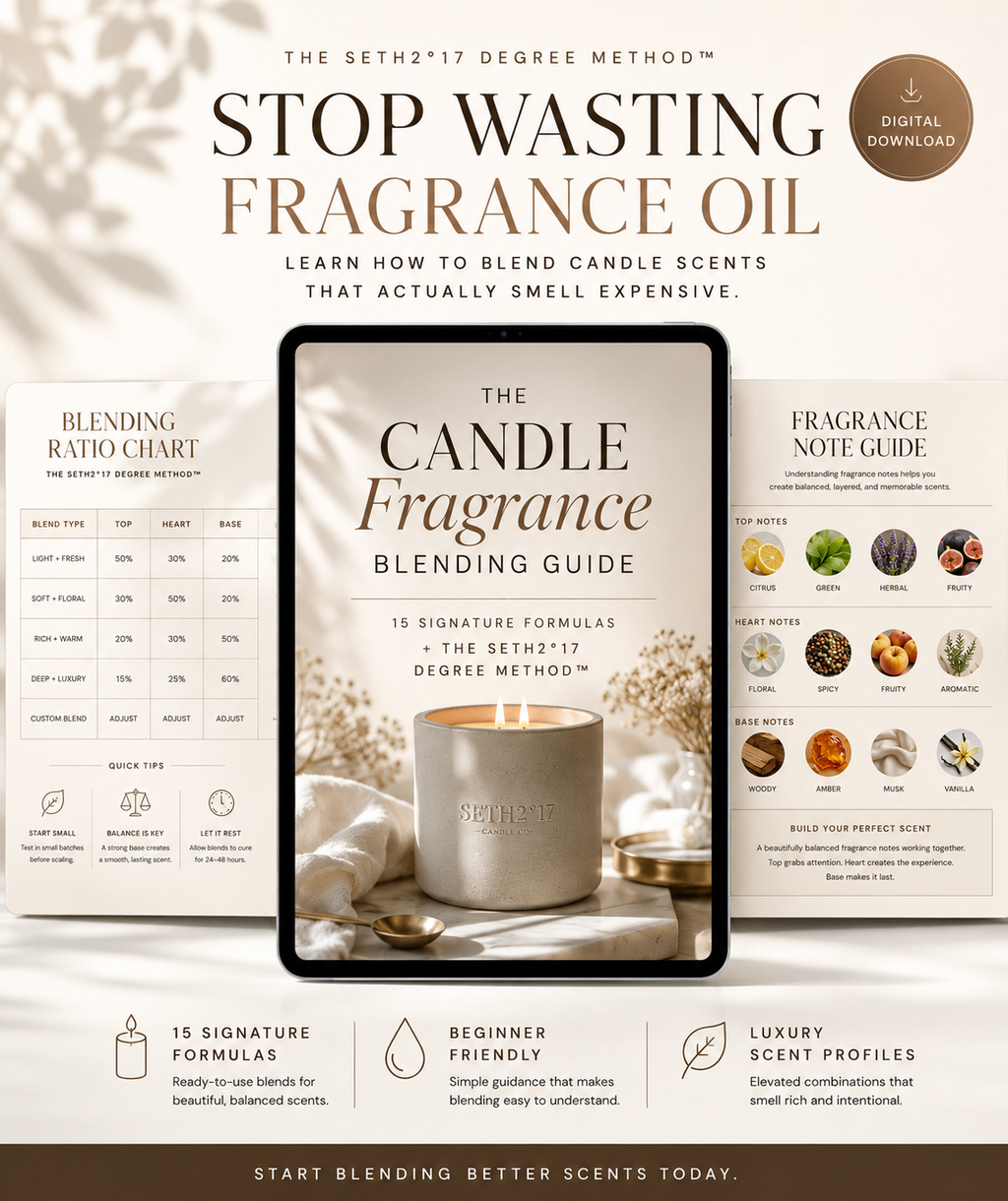 The Candle Fragrance Blending Guide: 15 Luxury Formulas for Artisan Makers PDF