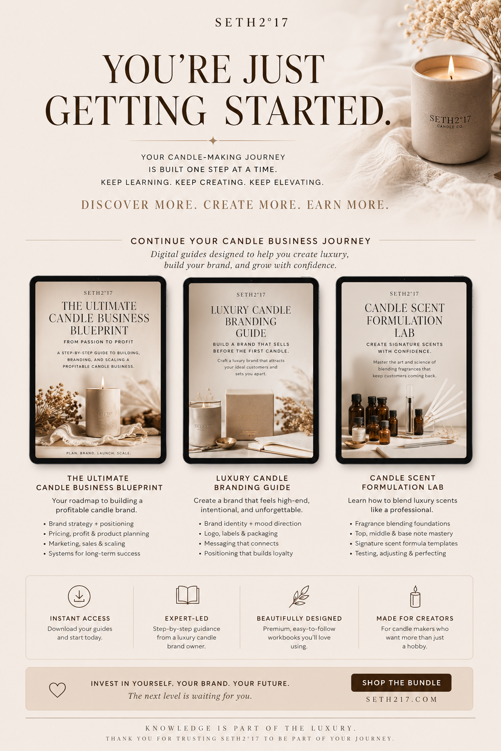 The Candle Fragrance Blending Guide: 15 Luxury Formulas for Artisan Makers PDF