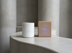 Blanc Concrete Candle – Available in Tuxedo°, Cozy°, and Sweet Flame° 60-hour burn time | Refillable forever