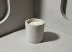 Blanc Concrete Candle – Available in Tuxedo°, Cozy°, and Sweet Flame° 60-hour burn time | Refillable forever