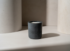 Noir Concrete Candle – Available in Tuxedo°, Cozy°, and Sweet Flame° 60-hour burn time | Refillable forever