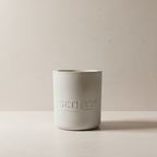 Blanc Concrete Candle – Available in Tuxedo°, Cozy°, and Sweet Flame° 60-hour burn time | Refillable forever