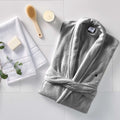 CLEAN DESIGN HOME® Lightweight Terry Cotton Robe – Plush, Absorbent, Unisex One-Size