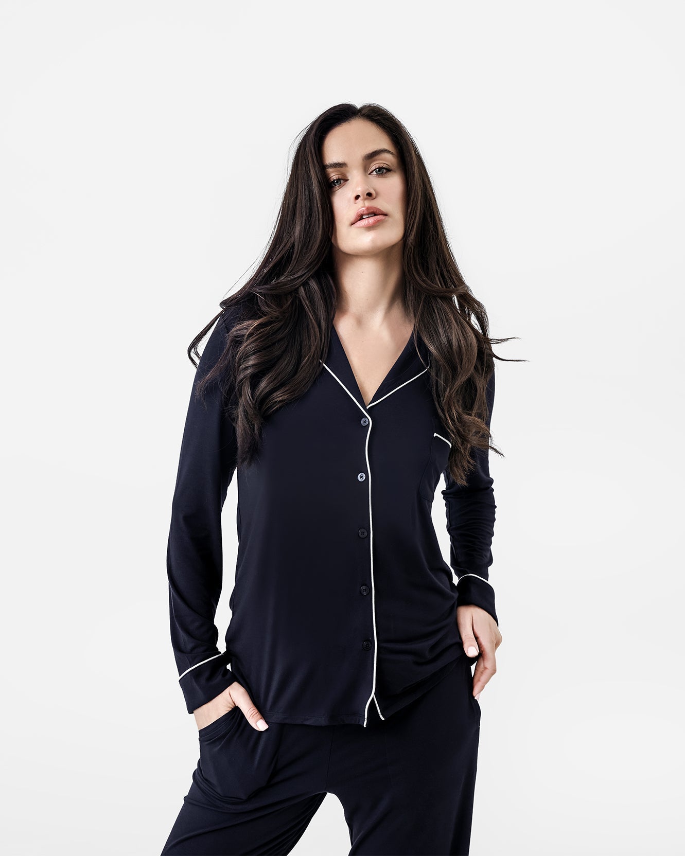 Naked Modal Long Pajama Set