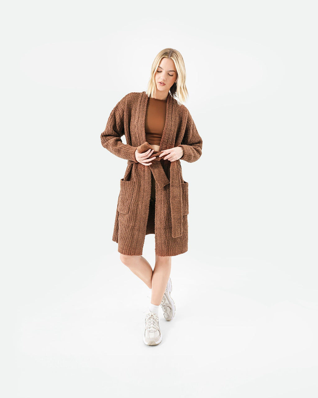 Sunday Citizen° Snug Ribbed Cardigan Robe — Soft Ribbed Loungewear