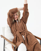 Sunday Citizen° Snug Ribbed Cardigan Robe — Soft Ribbed Loungewear
