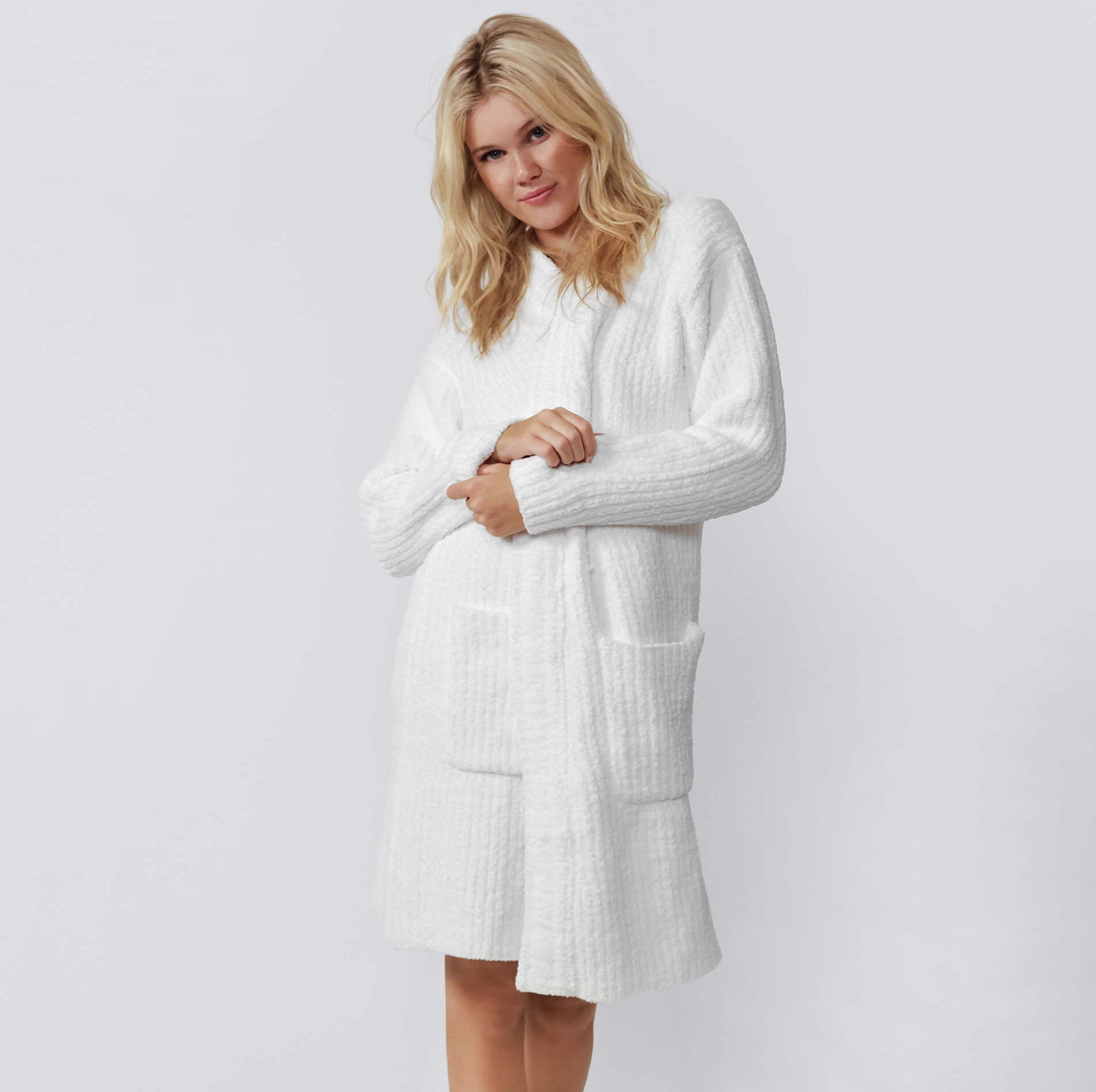 Sunday Citizen° Snug Ribbed Cardigan Robe — Soft Ribbed Loungewear