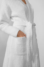Sunday Citizen° Snug Ribbed Cardigan Robe — Soft Ribbed Loungewear