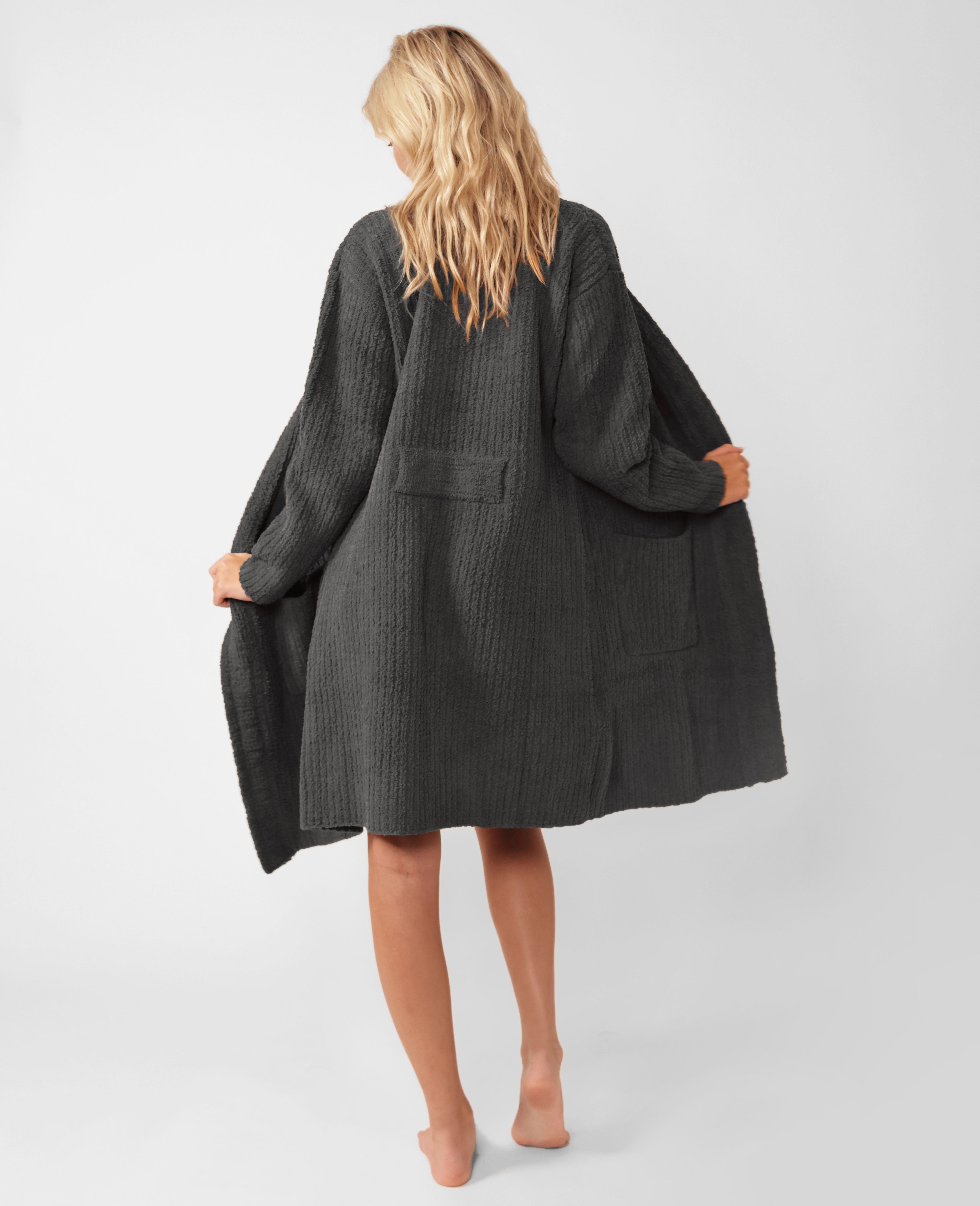 Sunday Citizen° Snug Ribbed Cardigan Robe — Soft Ribbed Loungewear