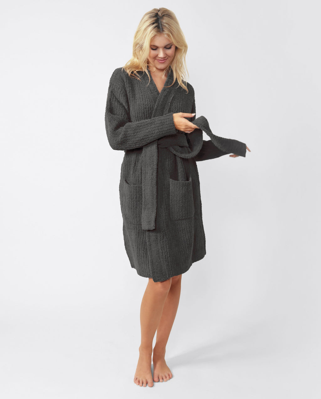 Sunday Citizen° Snug Ribbed Cardigan Robe — Soft Ribbed Loungewear