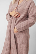 Sunday Citizen° Snug Ribbed Cardigan Robe — Soft Ribbed Loungewear