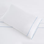 600 Thread Count Framed Sateen Embroidered Cotton Sheet Set