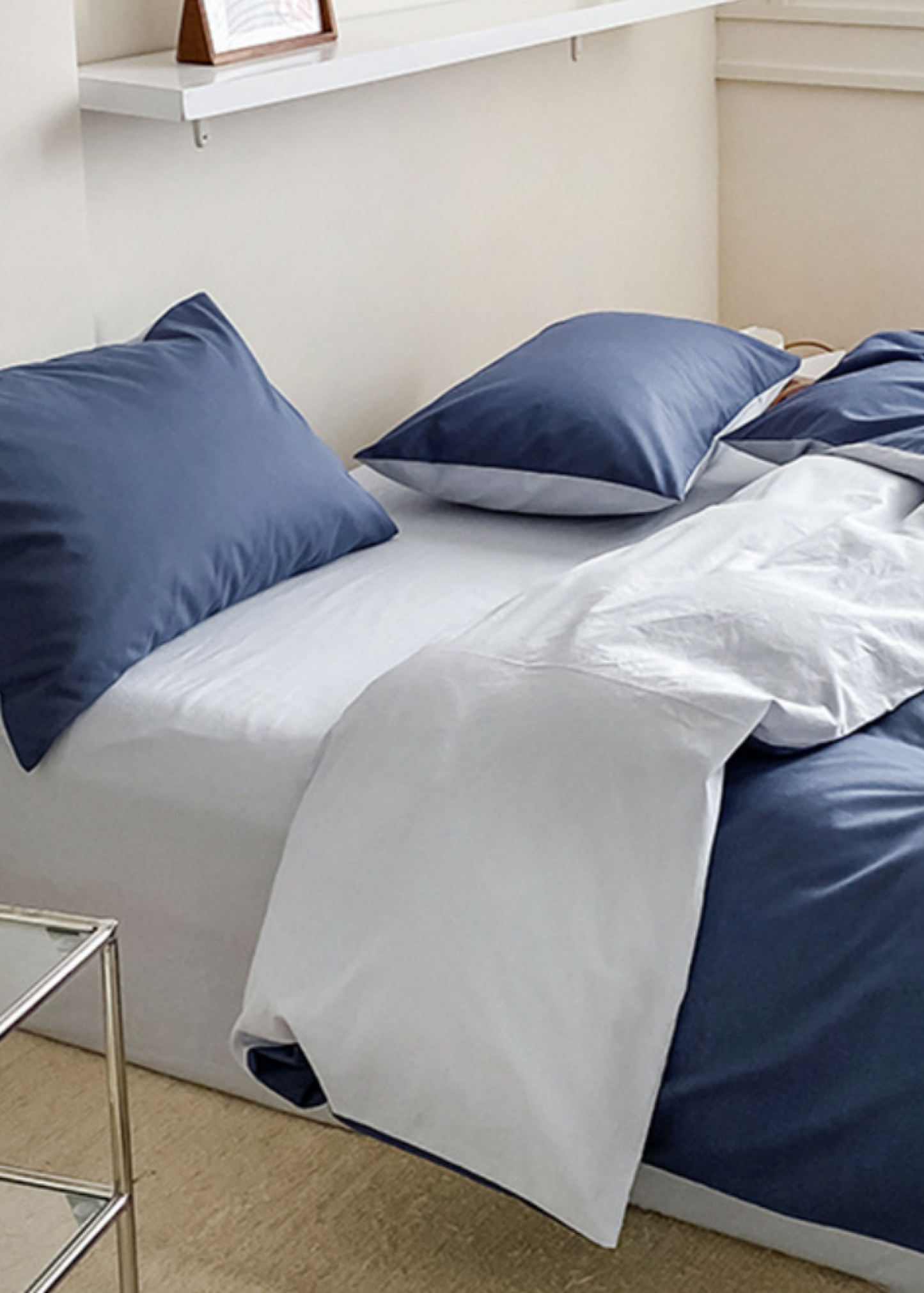 Bold Duo Reversible Bedding Set / Burnt Orange + Custard