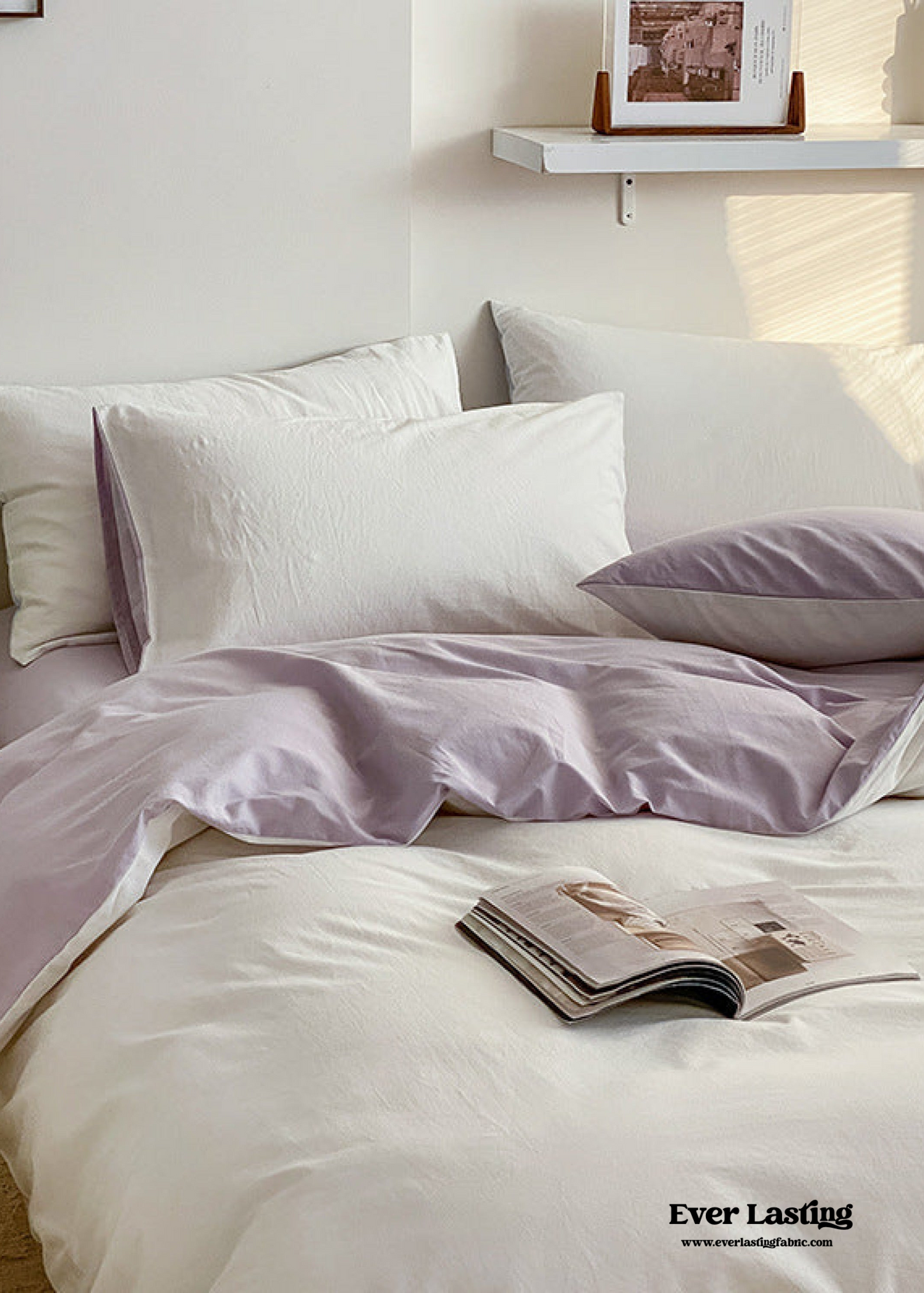 Bold Duo Reversible Bedding Set / Burnt Orange + Custard