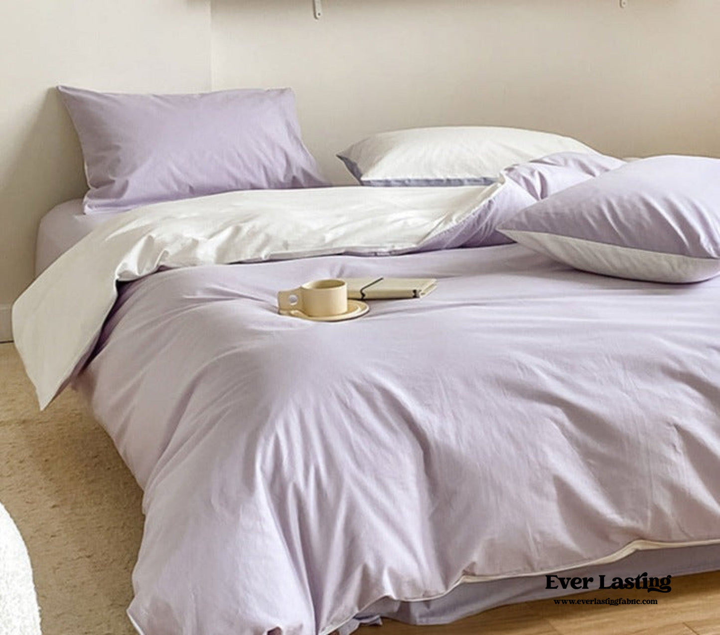 Bold Duo Reversible Bedding Set / Burnt Orange + Custard