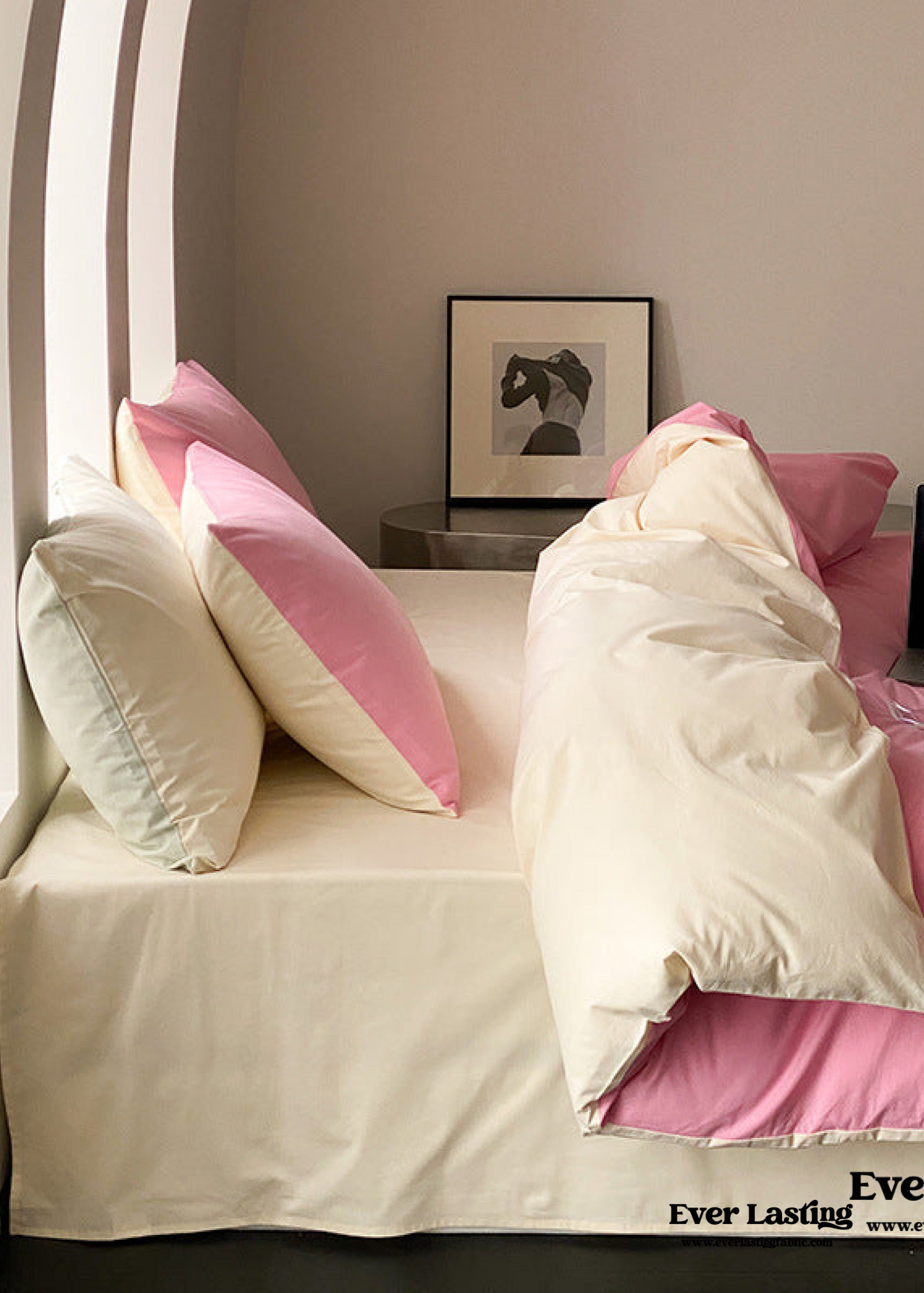 Bold Duo Reversible Bedding Set / Burnt Orange + Custard