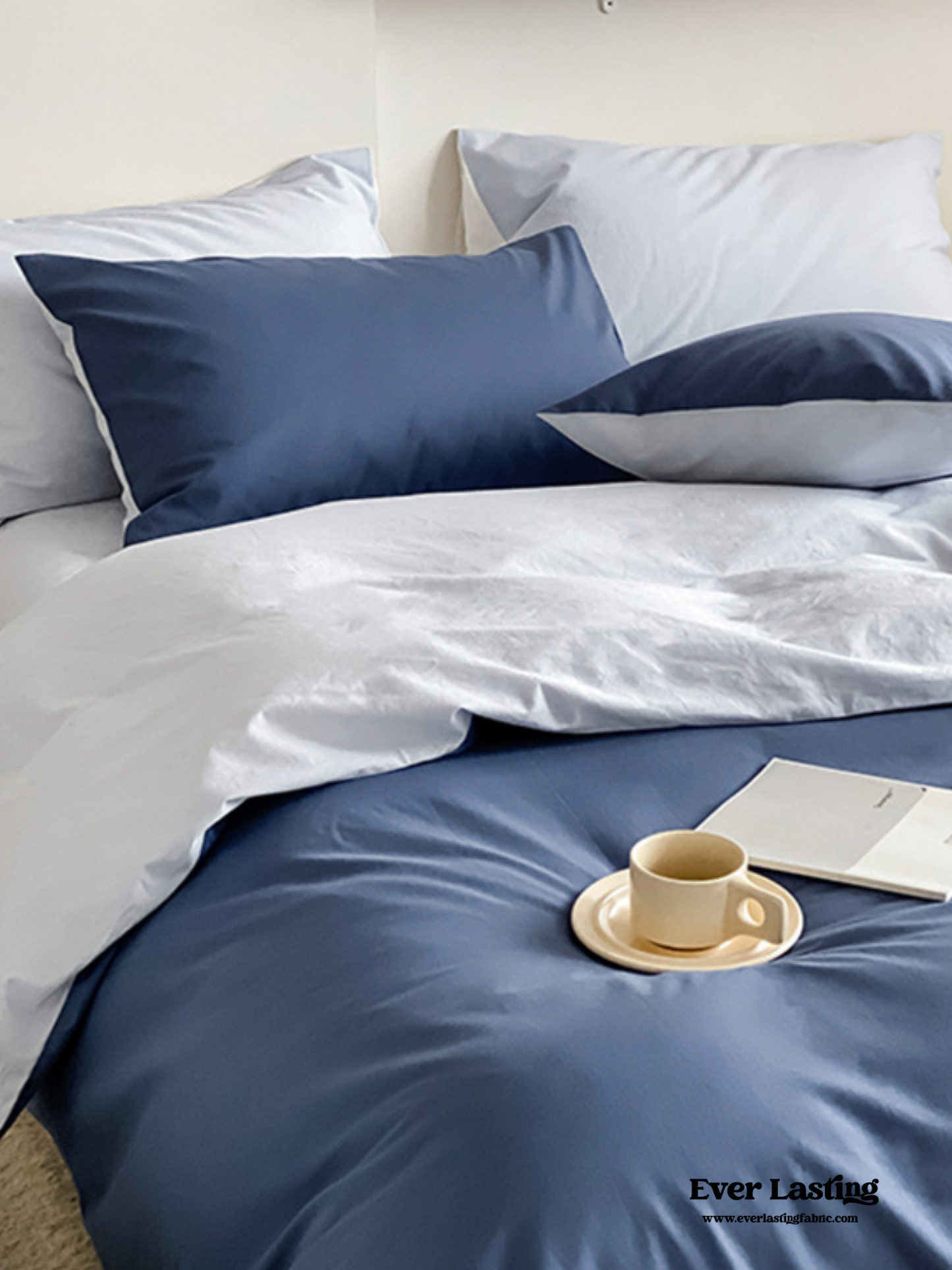 Bold Duo Reversible Bedding Set / Burnt Orange + Custard