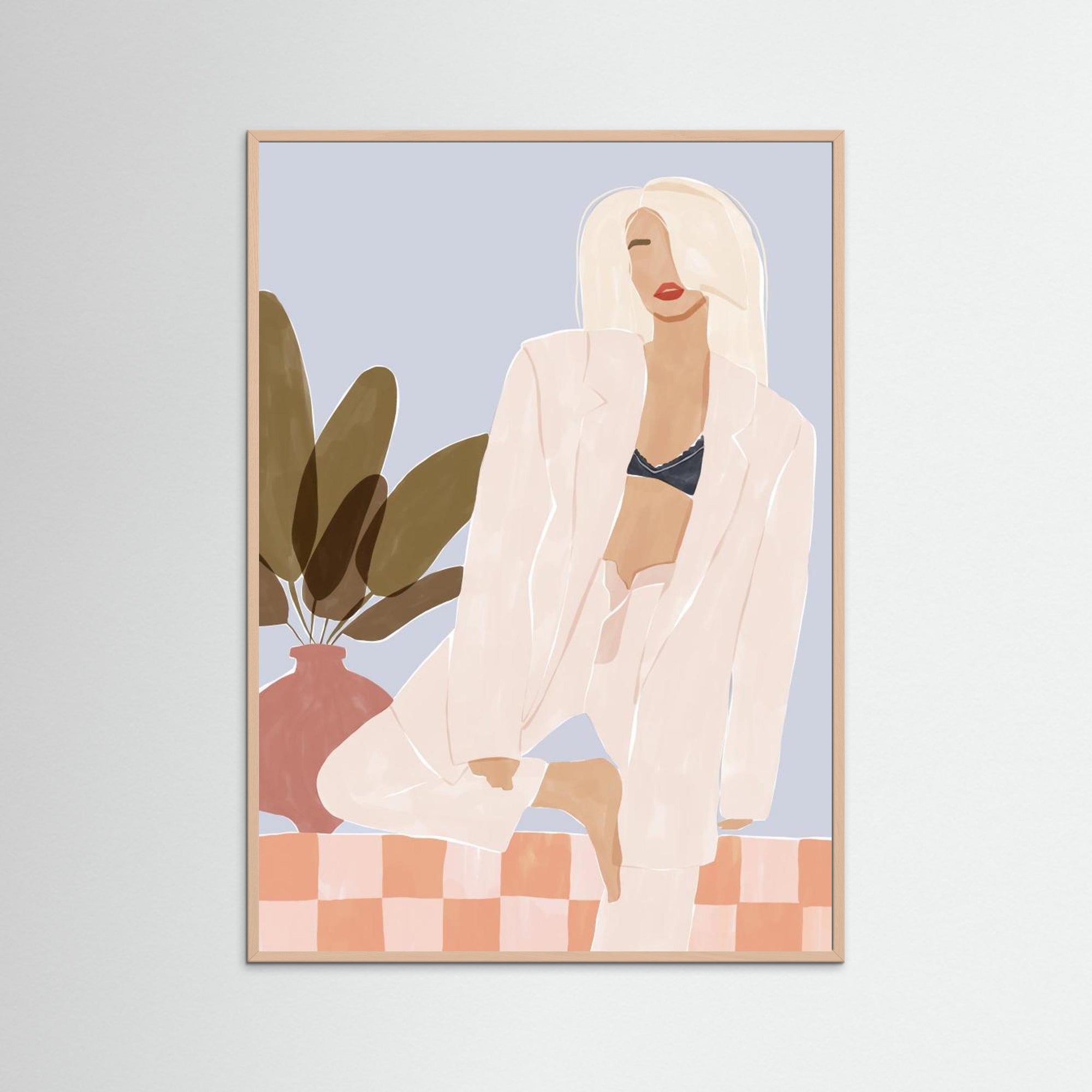Too Lazy To Yoga by Ivy Green Illustrations
