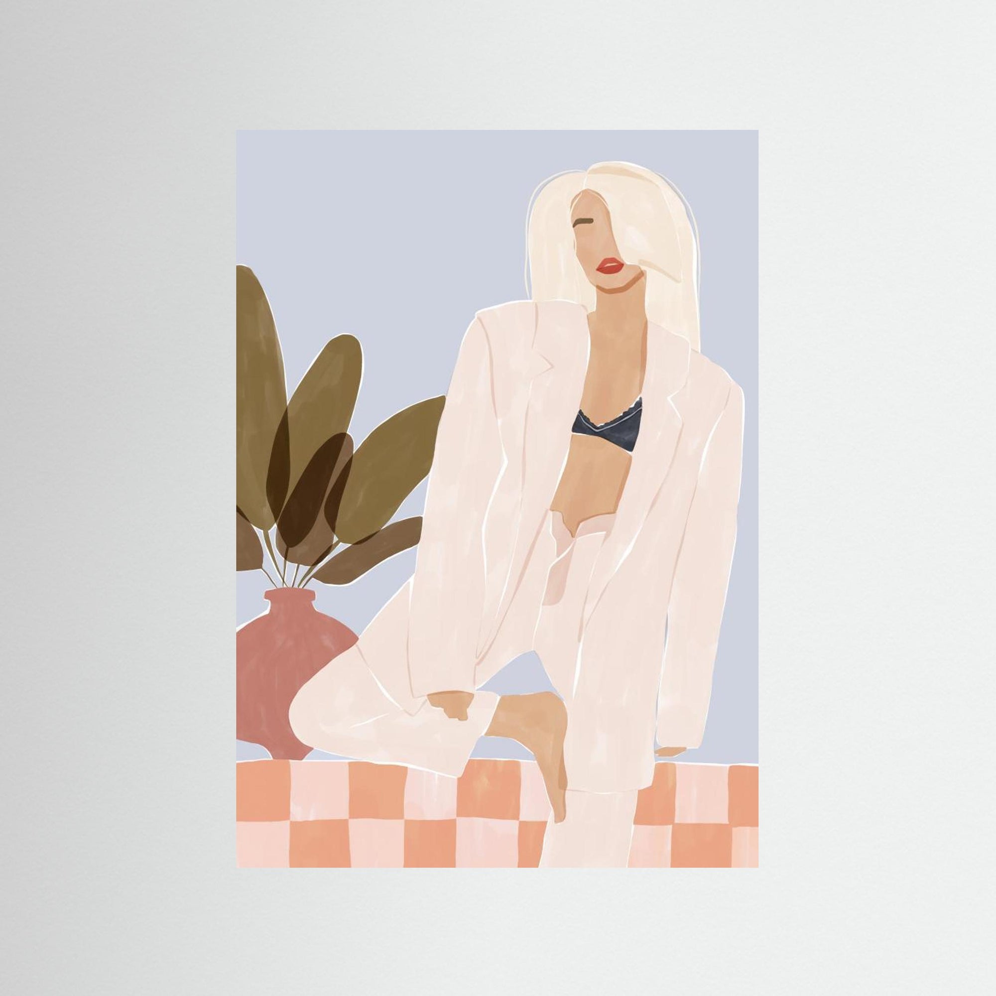 Too Lazy To Yoga by Ivy Green Illustrations
