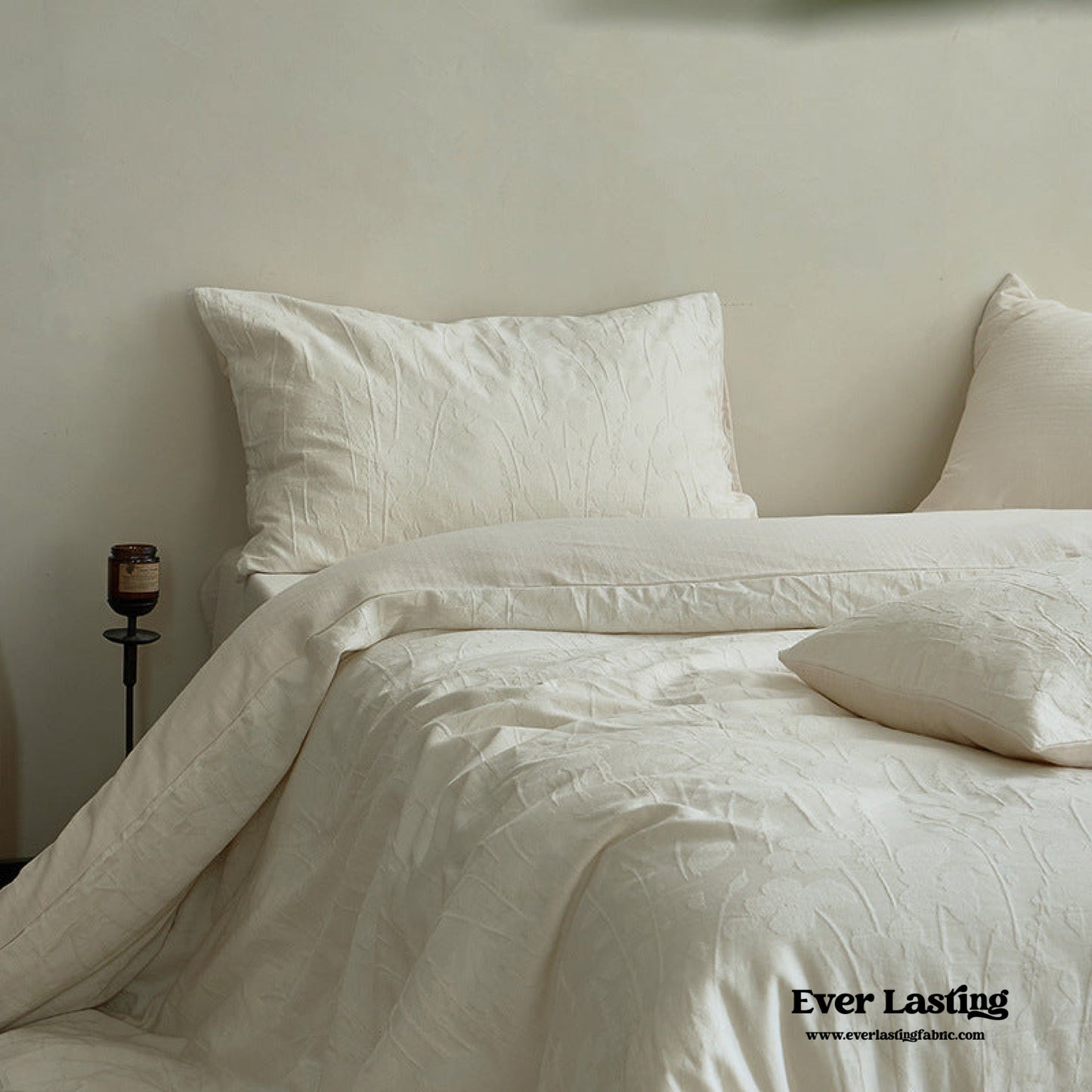 Elin Tencel Silky Jacquard Bedding Set / Bouquet