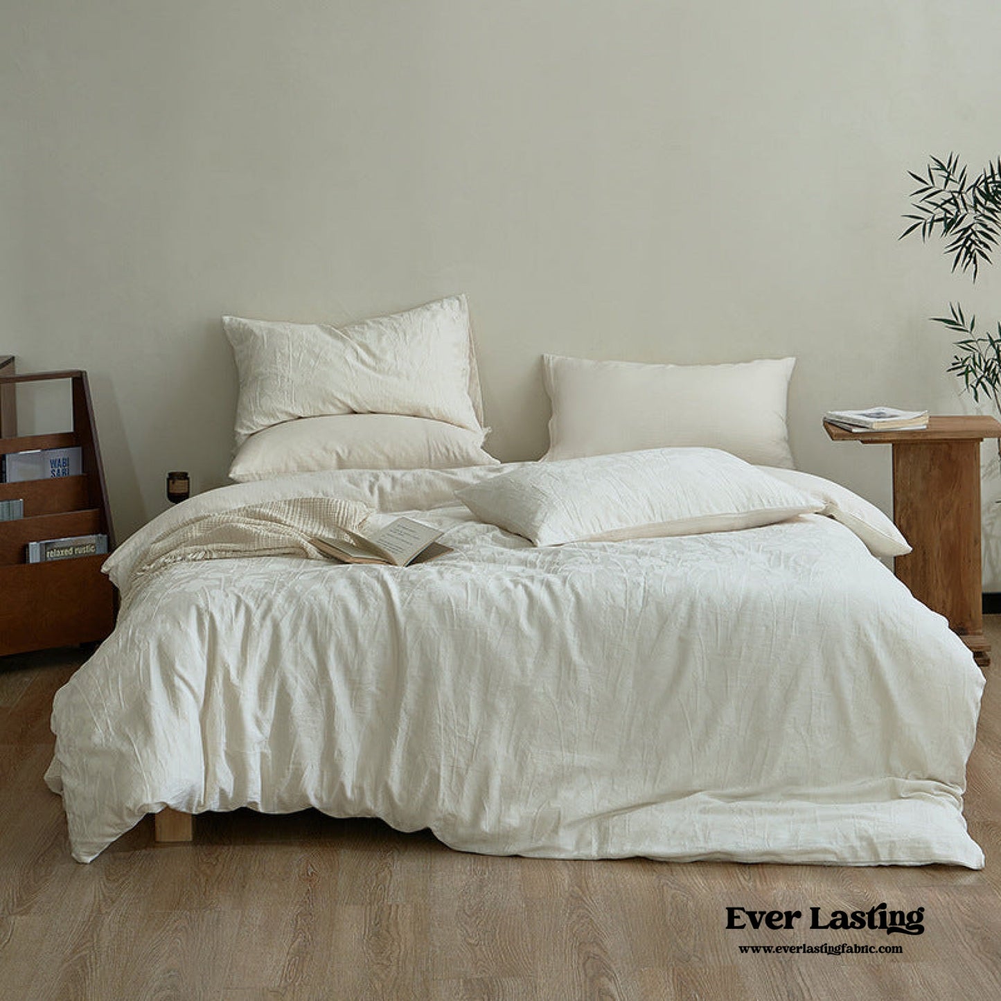 Elin Tencel Silky Jacquard Bedding Set / Bouquet