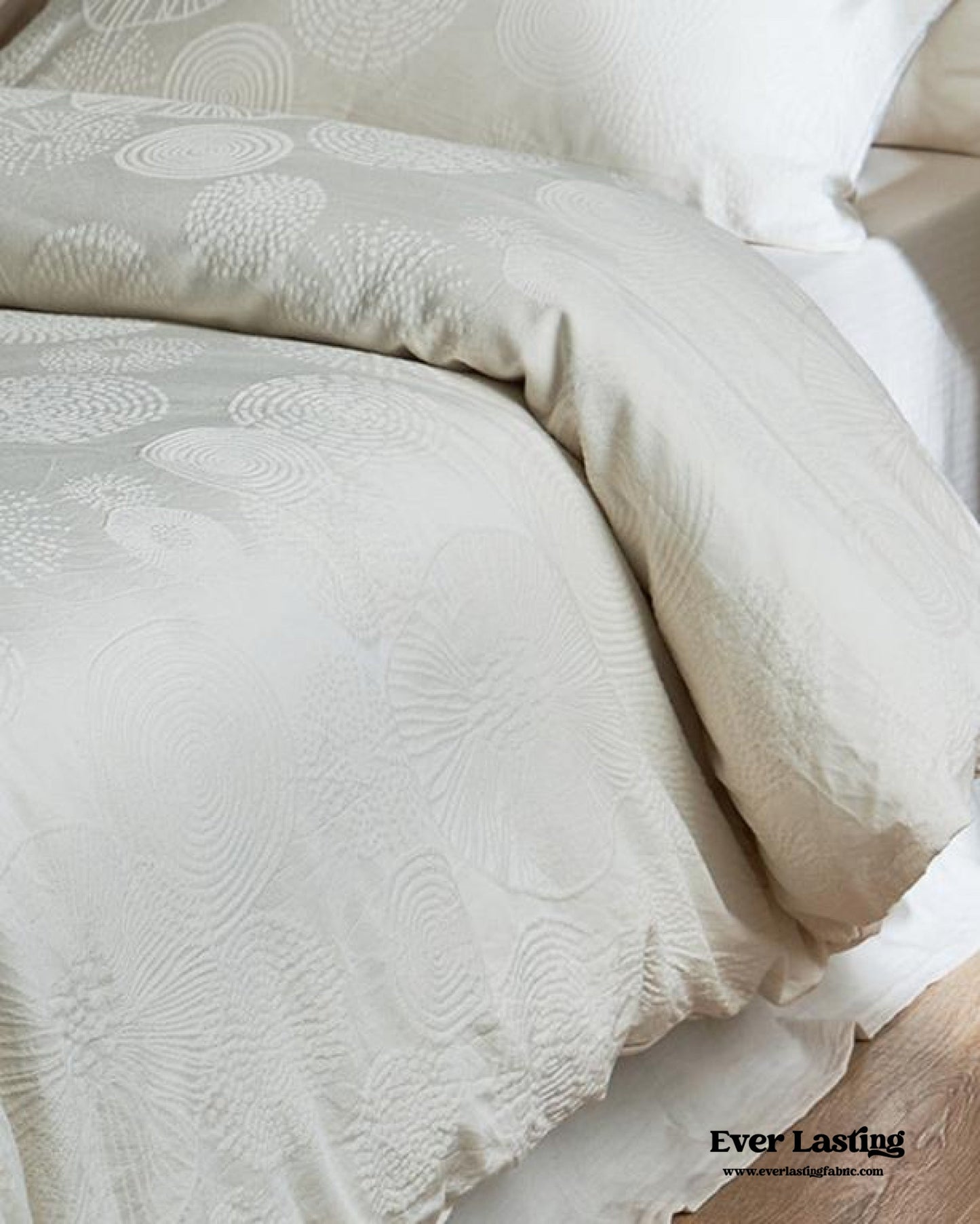Elin Tencel Silky Jacquard Bedding Set / Bouquet