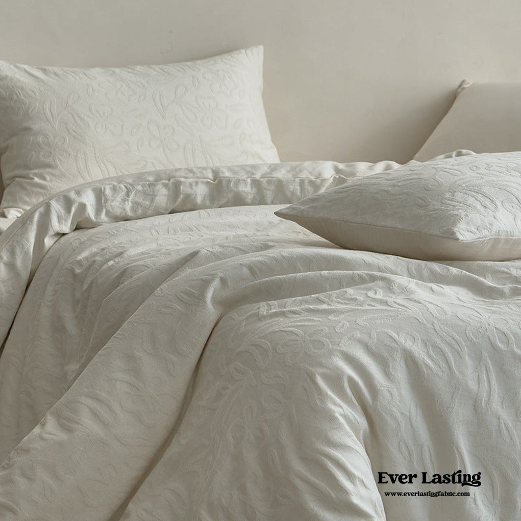 Elin Tencel™ Silky Jacquard Bedding Set – Bouquet