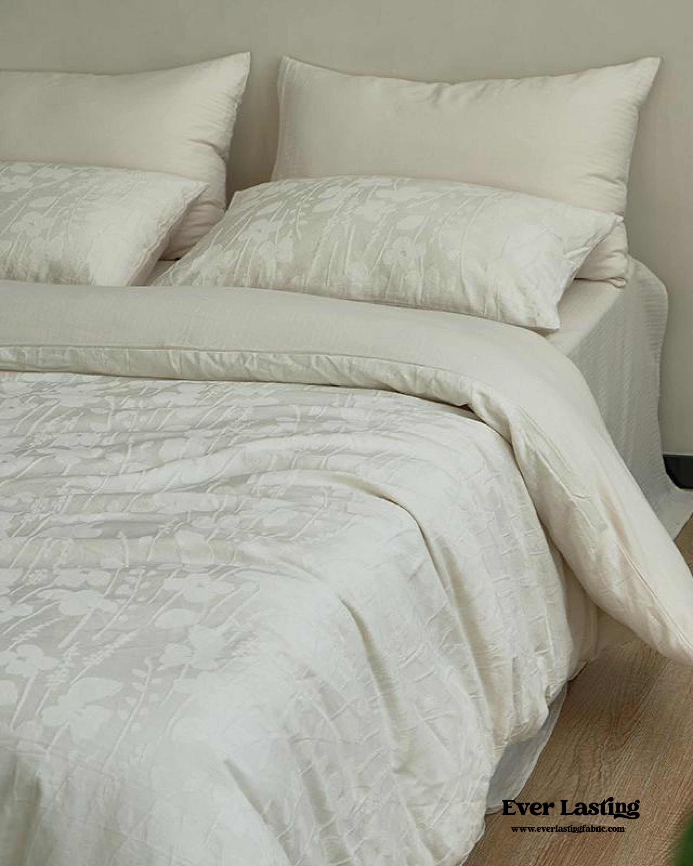 Elin Tencel™ Silky Jacquard Bedding Set – Bouquet