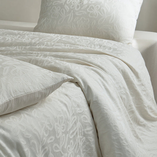 Elin Tencel Silky Jacquard Bedding Set / Bouquet