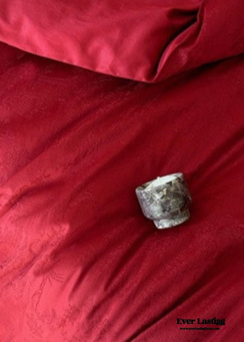 Elise° French Lace Jacquard Satin Bedding Set — Luxe Silky Cotton, Medium–Large Sizes (Ever Lasting)