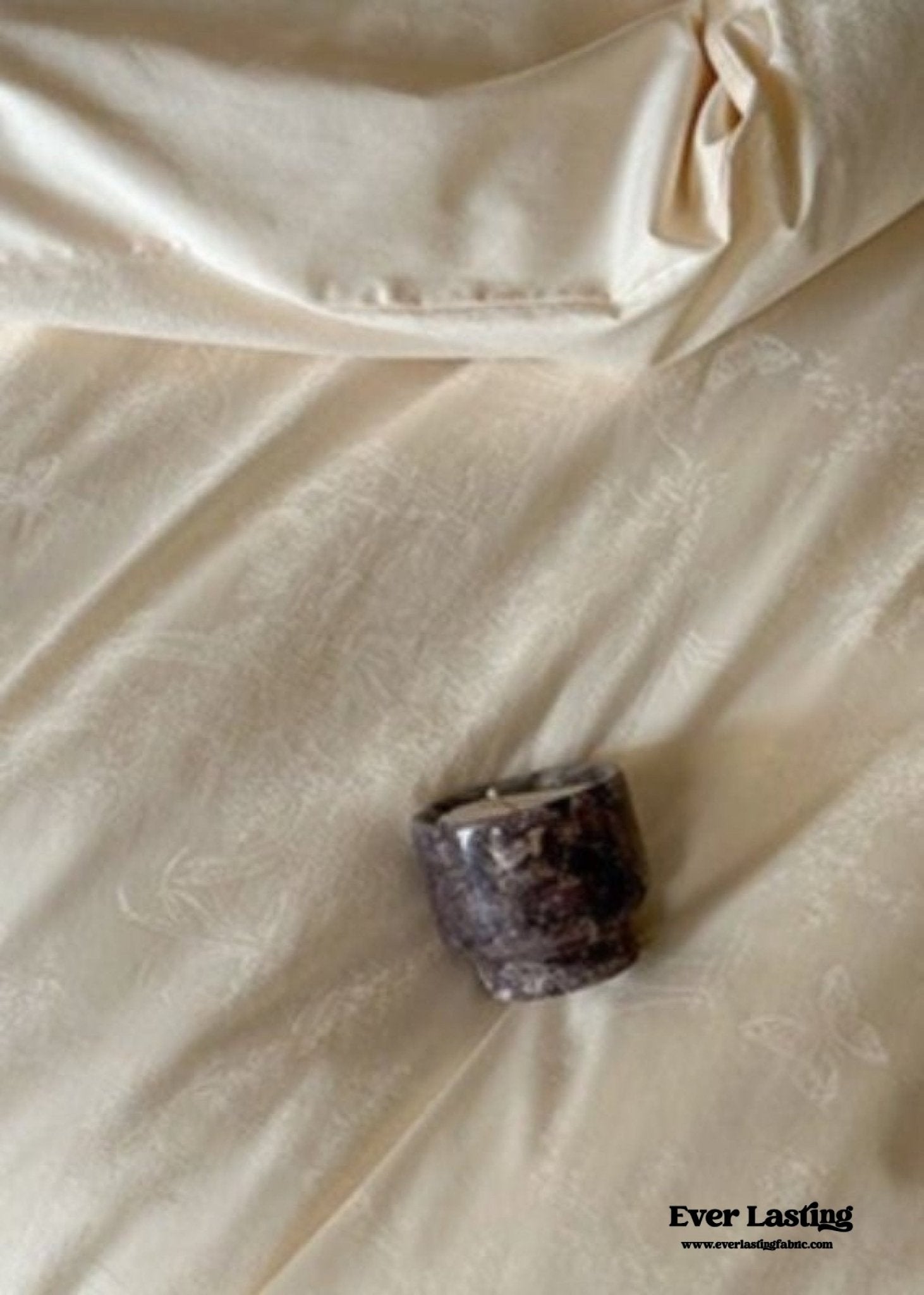 Elise French Lace Jacquard Satin Bedding Set / Dark Gray