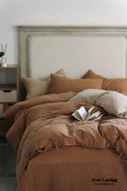 Ever Lasting° Evelyn Retro Double Gauze Bedding Set | Breathable Cotton, Soft, Lightweight & Cozy