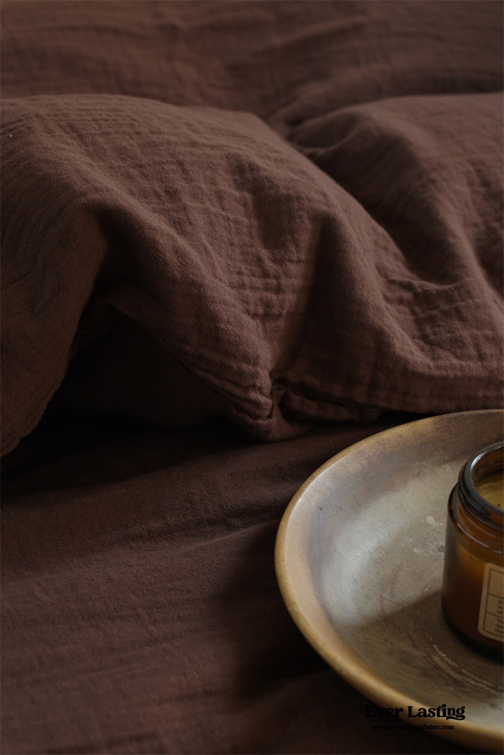 Ever Lasting° Evelyn Retro Double Gauze Bedding Set | Breathable Cotton, Soft, Lightweight & Cozy