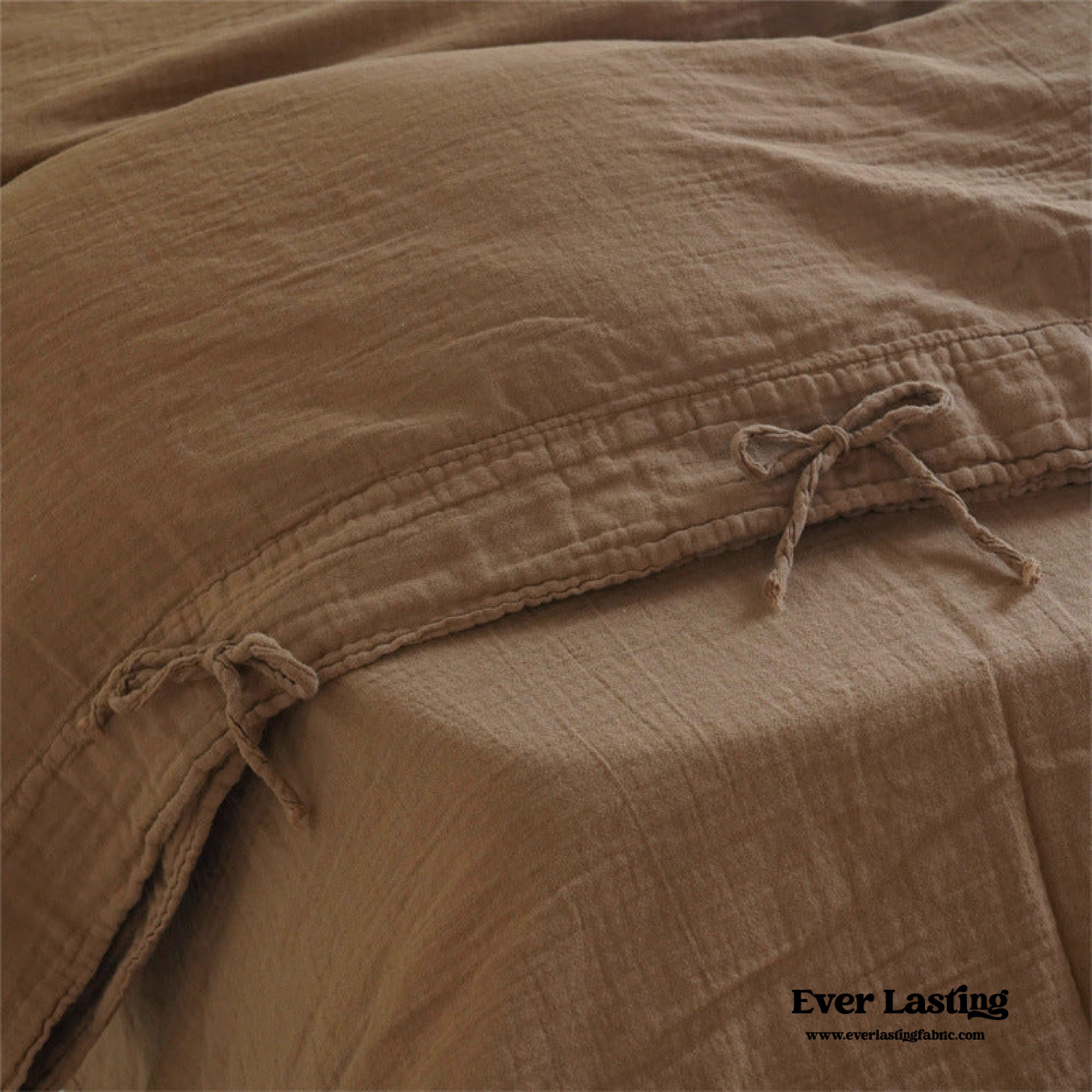 Ever Lasting° Evelyn Retro Double Gauze Bedding Set | Breathable Cotton, Soft, Lightweight & Cozy