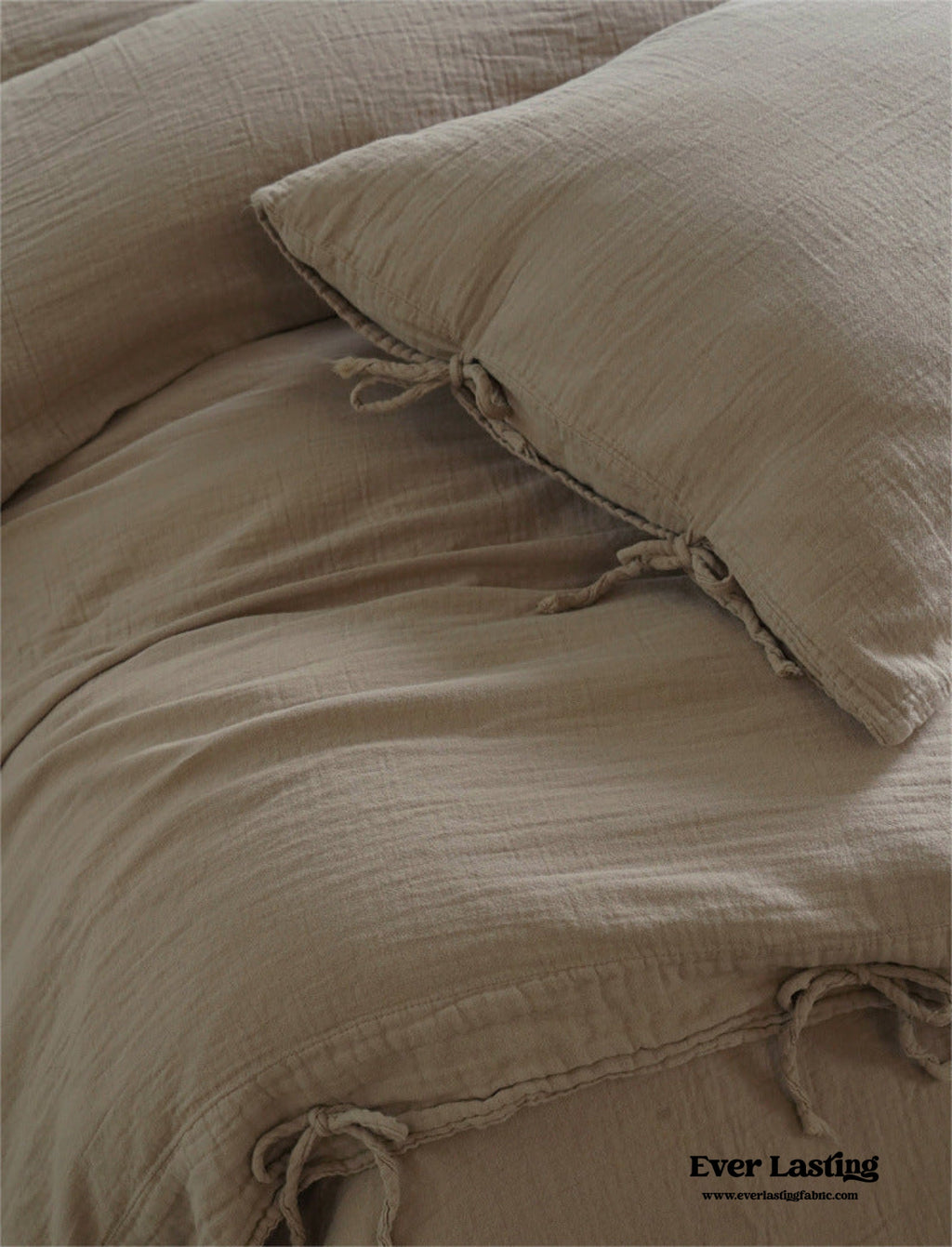 Ever Lasting° Evelyn Retro Double Gauze Bedding Set | Breathable Cotton, Soft, Lightweight & Cozy