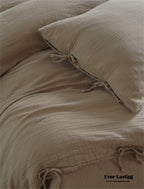 Ever Lasting° Evelyn Retro Double Gauze Bedding Set | Breathable Cotton, Soft, Lightweight & Cozy