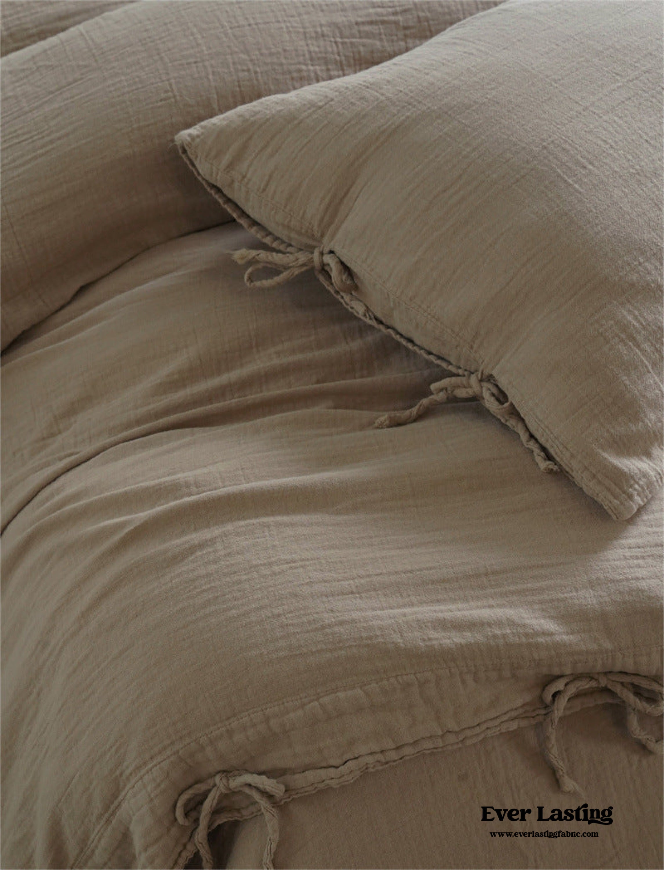 Ever Lasting° Evelyn Retro Double Gauze Bedding Set | Breathable Cotton, Soft, Lightweight & Cozy