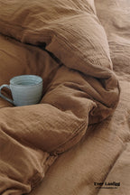 Ever Lasting° Evelyn Retro Double Gauze Bedding Set | Breathable Cotton, Soft, Lightweight & Cozy