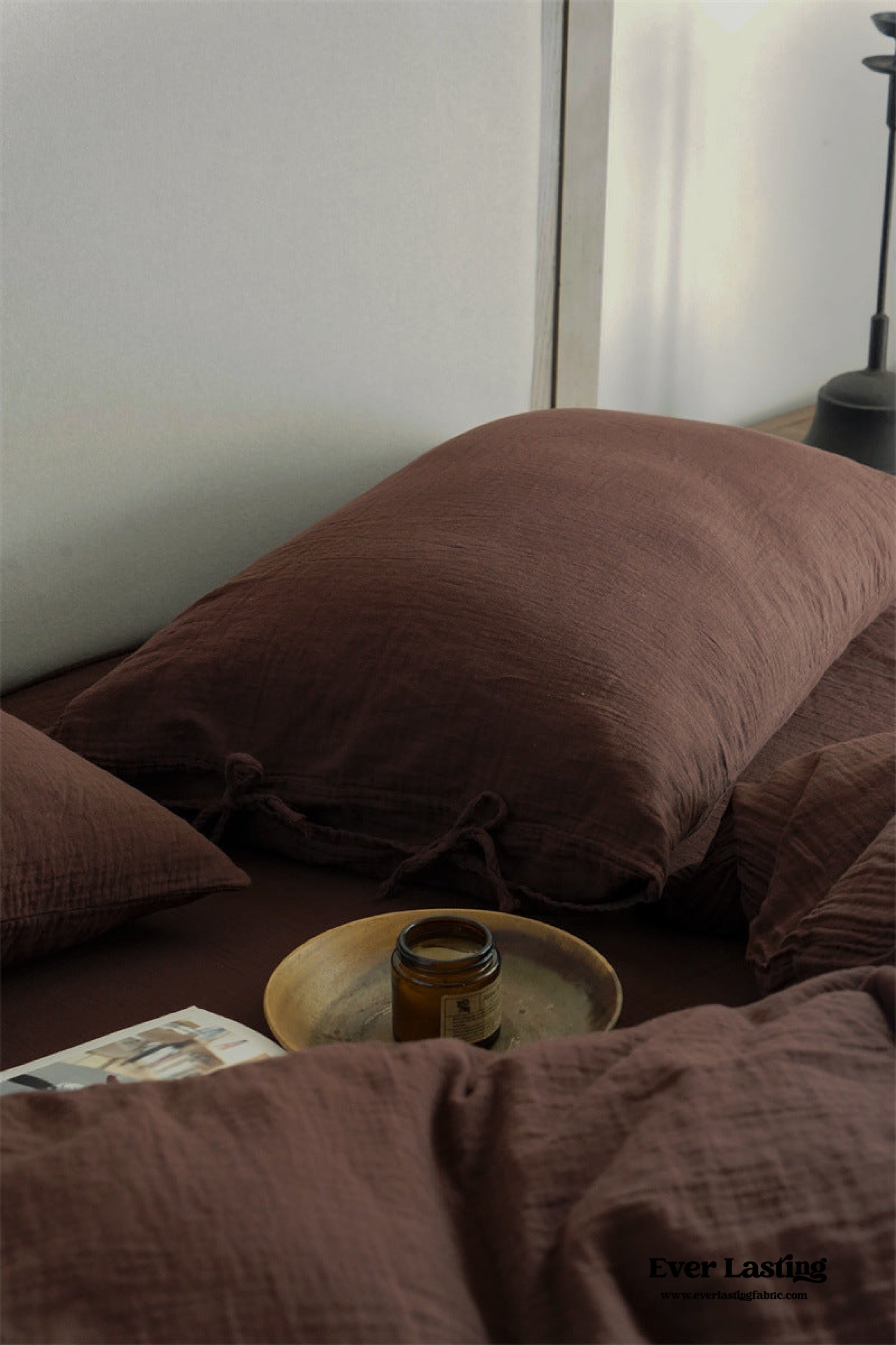 Ever Lasting° Evelyn Retro Double Gauze Bedding Set | Breathable Cotton, Soft, Lightweight & Cozy