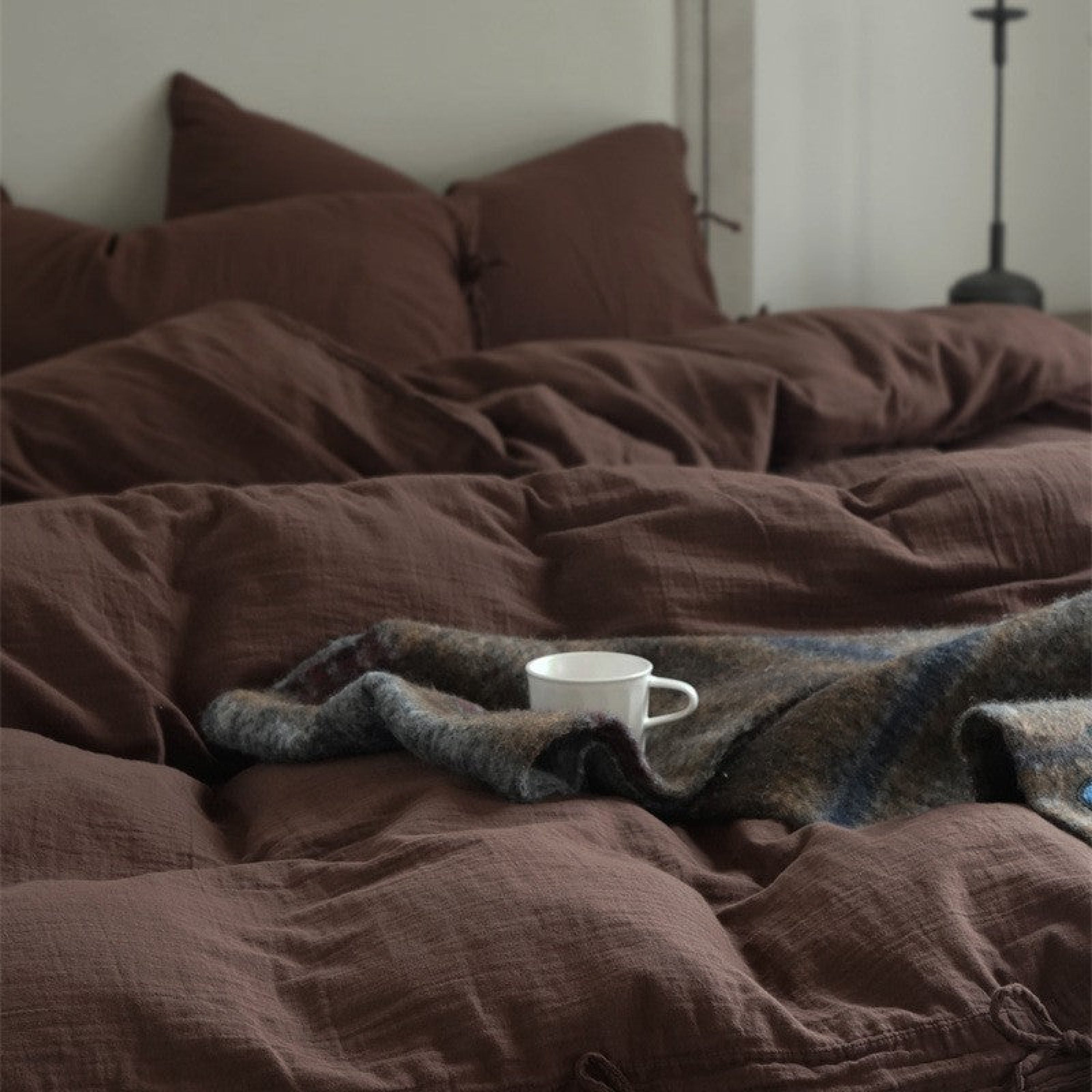 Ever Lasting° Evelyn Retro Double Gauze Bedding Set | Breathable Cotton, Soft, Lightweight & Cozy