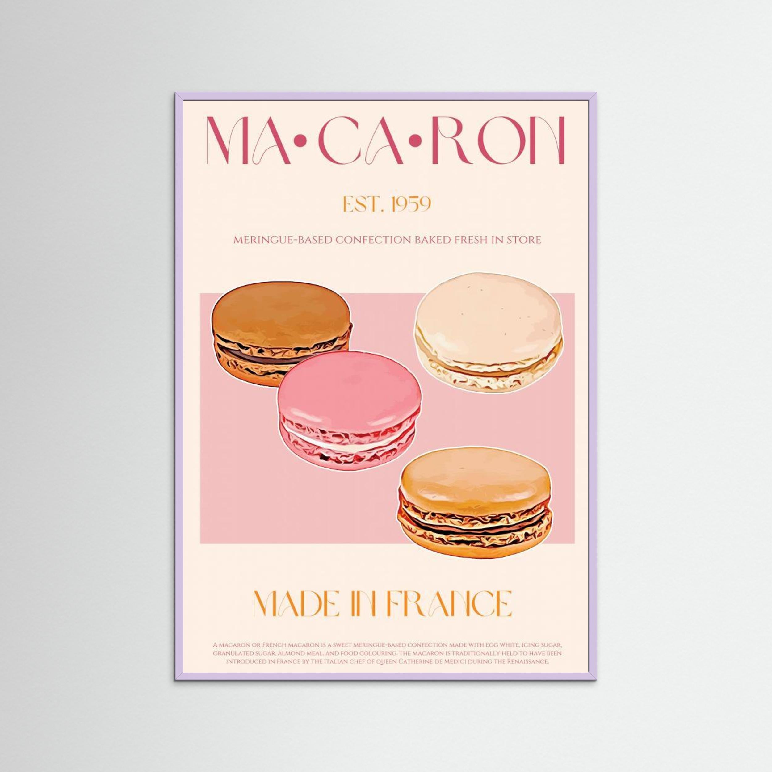 Macaron Print by Nazma Khokhar