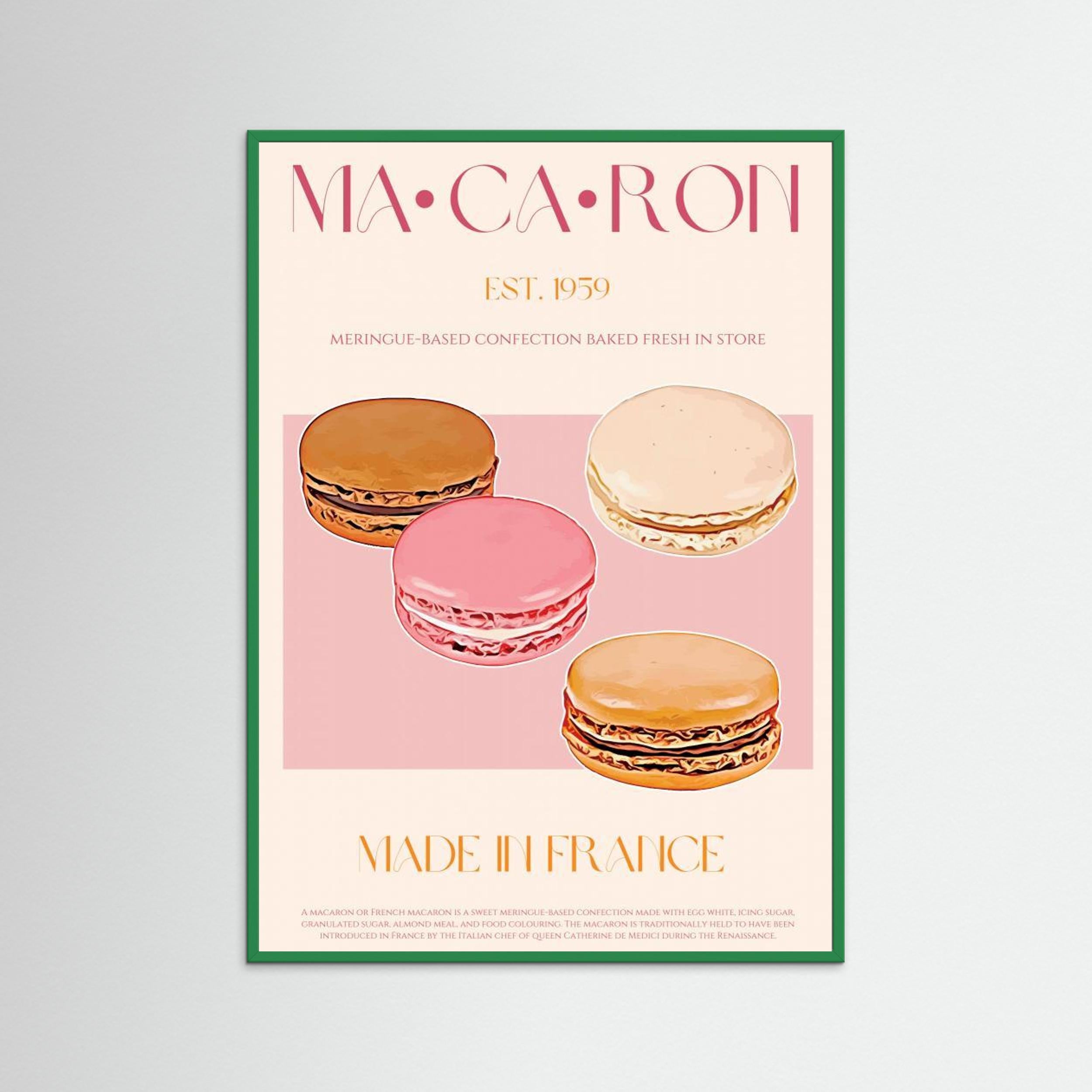 Macaron Print by Nazma Khokhar